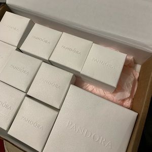 🚫SOLD🚫12 Pandora jewelry empty boxes